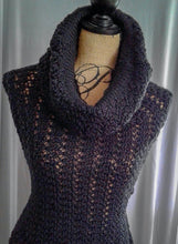 Load image into Gallery viewer, Loom Knit Summer Cowl Neck Tunic