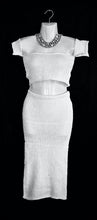 Load image into Gallery viewer, Loom Knit Crop and Maxi Skirt Set