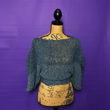 Load image into Gallery viewer, Loom Knit Indigo Sweater