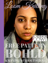 Load image into Gallery viewer, Loom Knit Bordeaux Cowl