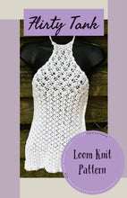 Load image into Gallery viewer, Loom Knit Flirty Tank