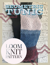 Load image into Gallery viewer, Loom Knit Geometric Tunic