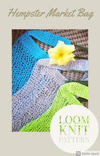 Load image into Gallery viewer, Loom Knit Hempster Market Bag