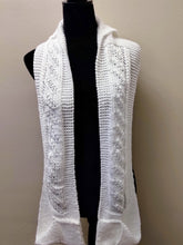 Load image into Gallery viewer, Loom Knit Hooded Pocket Scarf