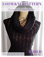Load image into Gallery viewer, Loom Knit Summer Cowl Neck Tunic