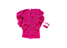 Load image into Gallery viewer, Loom Knit Lacey Cardigan

