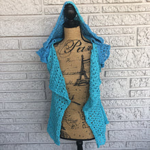 Load image into Gallery viewer, Loom Knit Boho Beach Hoodie