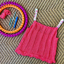Load image into Gallery viewer, Loom Knit Bright Neon Midi Top