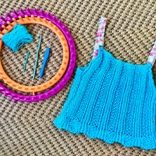 Load image into Gallery viewer, Loom Knit Bright Neon Midi Top