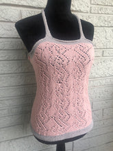 Load image into Gallery viewer, Loom Knit Cotton Candy Eyelet Full Top