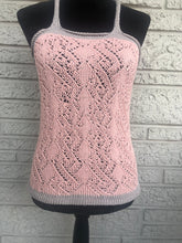 Load image into Gallery viewer, Loom Knit Cotton Candy Eyelet Full Top