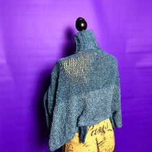 Load image into Gallery viewer, Loom Knit Indigo Sweater