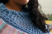 Load image into Gallery viewer, Loom Knit Meditation Shawl