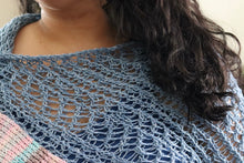 Load image into Gallery viewer, Loom Knit Meditation Shawl