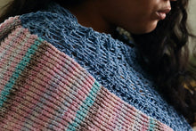 Load image into Gallery viewer, Loom Knit Meditation Shawl