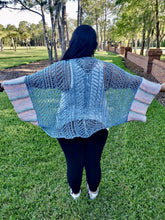 Load image into Gallery viewer, Loom Knit Meditation Shawl