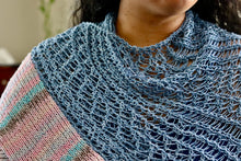 Load image into Gallery viewer, Loom Knit Meditation Shawl