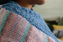 Load image into Gallery viewer, Loom Knit Meditation Shawl