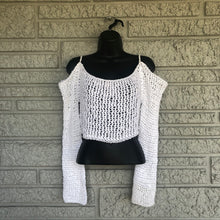 Load image into Gallery viewer, Loom Knit Natural Vibes Crop Sweater Set