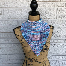 Load image into Gallery viewer, Loom Knit Ocean Waves Bandana Cowl