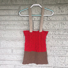 Load image into Gallery viewer, Loom Knit Patch Work Beach Tote