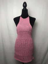 Load image into Gallery viewer, Loom Knit Pretty In Pink Dress