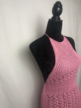 Load image into Gallery viewer, Loom Knit Pretty In Pink Dress