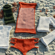 Load image into Gallery viewer, Loom Knit Spice Shell 60s Top