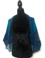 Load image into Gallery viewer, Loom Knit Stormy Night 2 in 1 Cowl Shrug w/ Hat