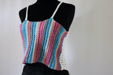 Load image into Gallery viewer, Loom Knit Sunset Waves Racer Back Top