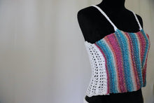 Load image into Gallery viewer, Loom Knit Sunset Waves Racer Back Top