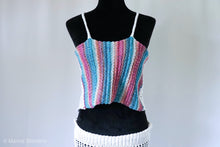 Load image into Gallery viewer, Loom Knit Sunset Waves Racer Back Top