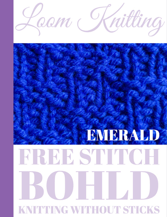 Emerald Stitch [FREE LOOM KNIT STITCH]
