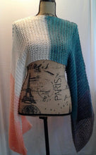 Load image into Gallery viewer, Loom Knit Bell Sleeve Cropped Poncho
