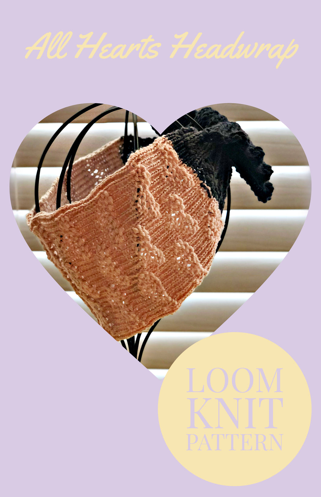 Loom Knit All Hearts Headband