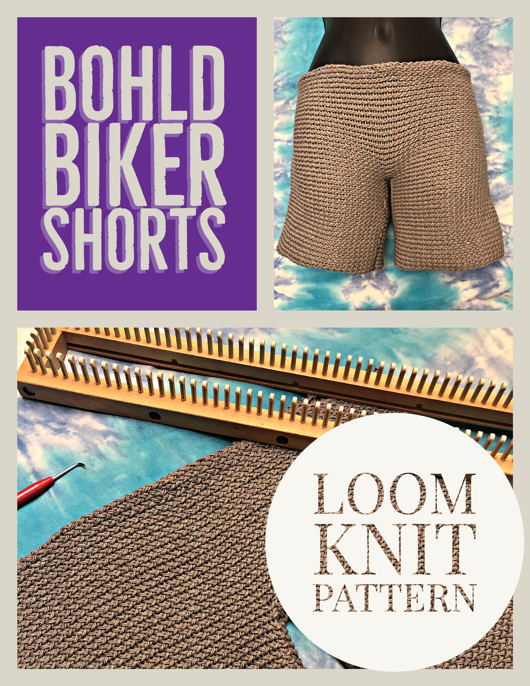 BOHLD  Loom Knit Biker Shorts