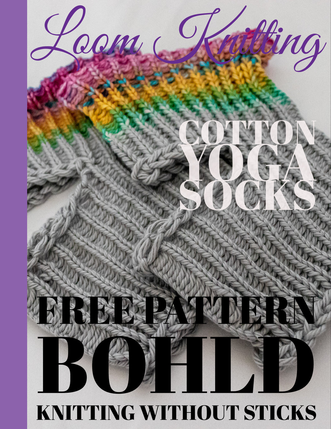 Loom Knit Yoga Socks