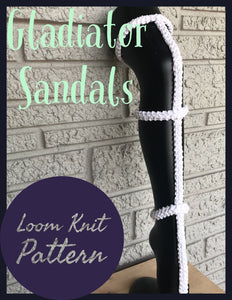 Loom Knit Gladiator Sandals