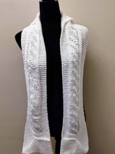 Load image into Gallery viewer, Loom Knit Hooded Pocket Scarf
