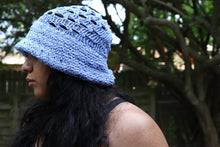 Load image into Gallery viewer, Loom Knit Boho Mama &amp; Baby Beach Hat
