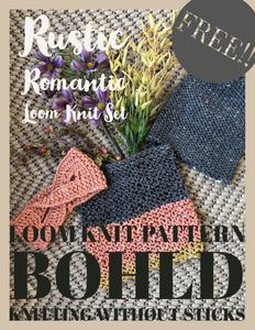 Loom Knit Rustic Romantic Fall Set
