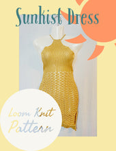 Load image into Gallery viewer, Loom Knit Sunkist Dress
