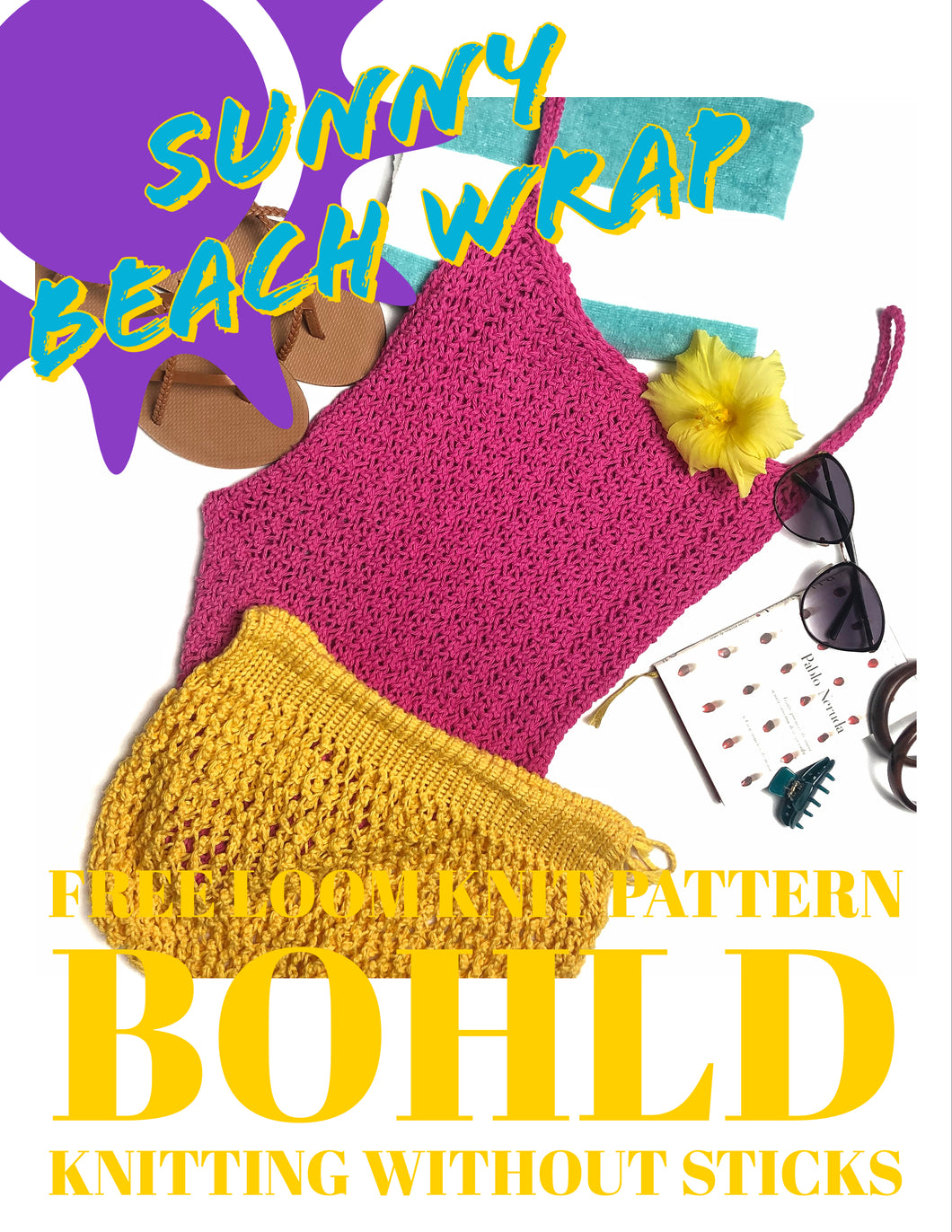Loom Knit Sunny Beach Skirt