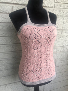 Loom Knit Cotton Candy Eyelet Full Top