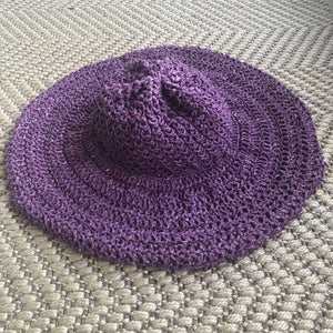 Loom Knit Current Situation Beach Hat