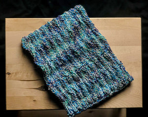 Loom Knit Diamond Cowl