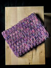 Load image into Gallery viewer, Loom Knit Grape Jelly Cowl
