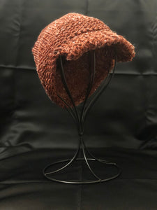 Loom Knit Retro Inspired Military Cap