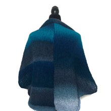 Load image into Gallery viewer, Loom Knit Stormy Night 2 in 1 Cowl Shrug w/ Hat
