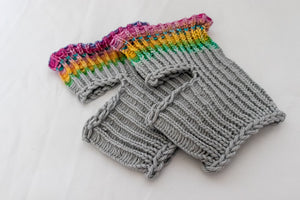Loom Knit Yoga Socks